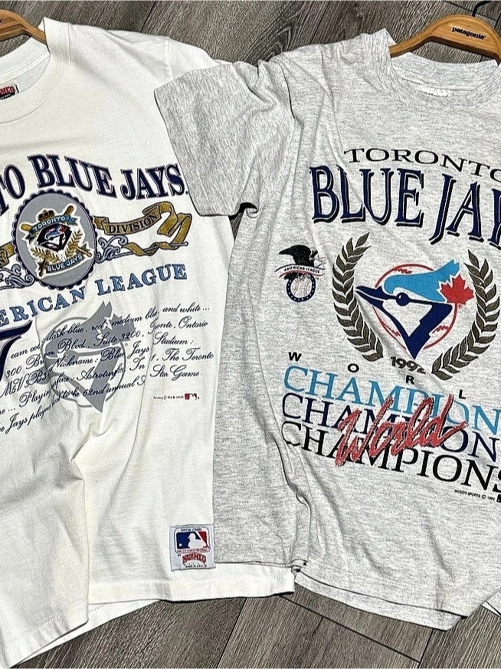 MLB Vintage Toronto Blue Jays 1992 World Series Champions T-Shirt Set